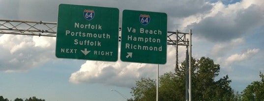I-64 Exit 290: Battlefield Blvd is one of Chesapeake.