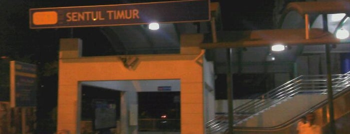 RapidKL Sentul Timur (ST11) LRT Station is one of RapidKL Rail.