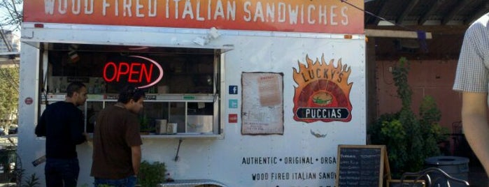 Lucky's Puccias is one of Austin.