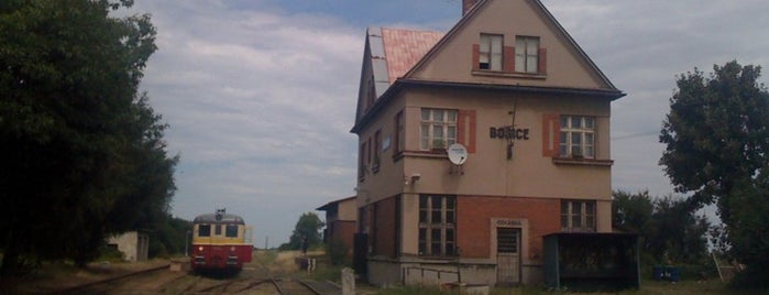 Železniční stanice Bošice is one of Železniční stanice ČR: A-C (1/14).