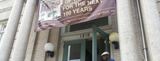 Thurgood Marshall Center for Service and Heritage is one of Kimmie'nin Kaydettiği Mekanlar.
