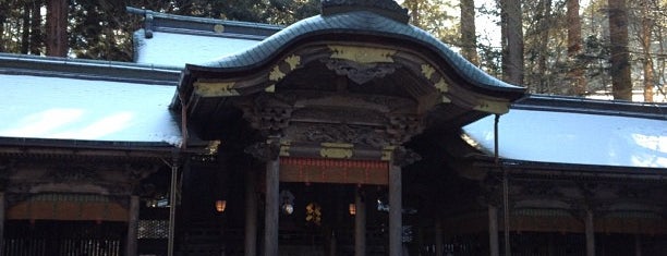 諏訪大社 上社 本宮 is one of 別表神社 東日本.