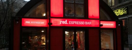 Red. Espresso Bar is one of Кафе Москвы.