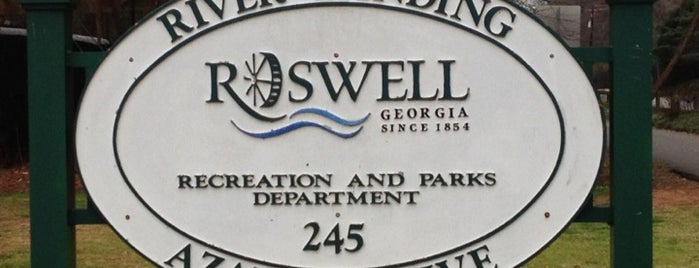 Roswell River Landing is one of Parks and Hikes.