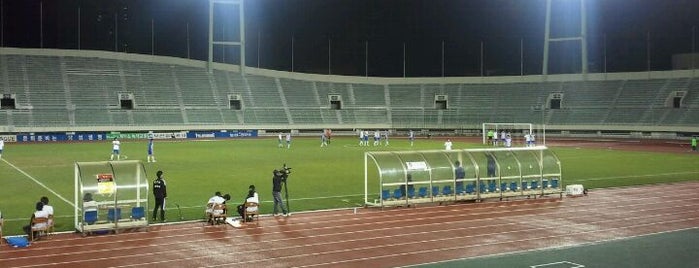九徳運動場 is one of Korea National League(soccer) Stadiums.