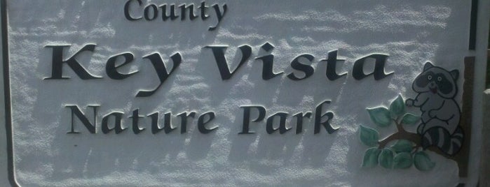 Key Vista Nature Park is one of Kimmie 님이 저장한 장소.