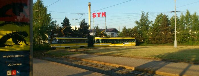Světovar (tram) is one of Plzeň.