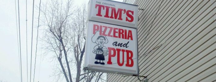 Tim's Pizzaria & Pub is one of Posti che sono piaciuti a Scott.