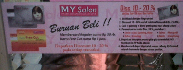 My Salon PIM is one of All-time favorites in Indonesia.