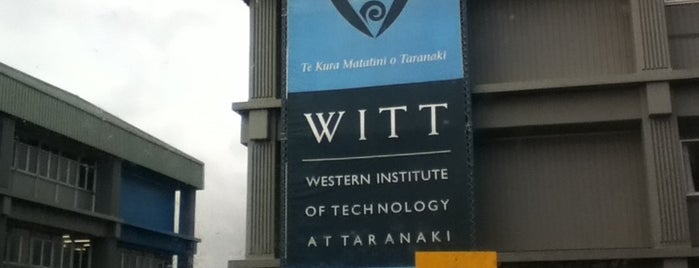 Western Institute Of Technology At Taranaki (WITT) is one of Orte, die Trevor gefallen.