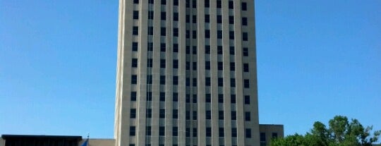 North Dakota State Capitol is one of Tallest Two Buildings in Every U.S. State.