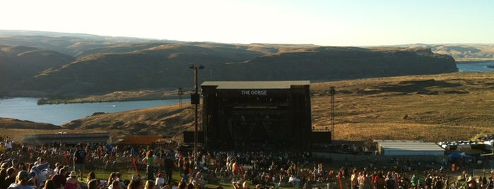 The Gorge Amphitheatre is one of Washington State (Central + Eastern).