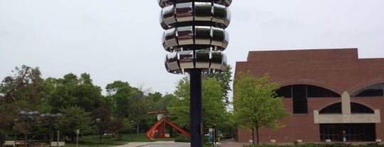 Reflection Totem is one of Fort Wayne Open Air Art.