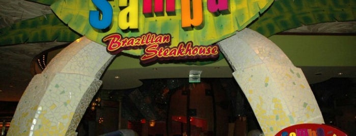 Samba Brazilian Steakhouse is one of Lugares favoritos de All About You Entertainment.