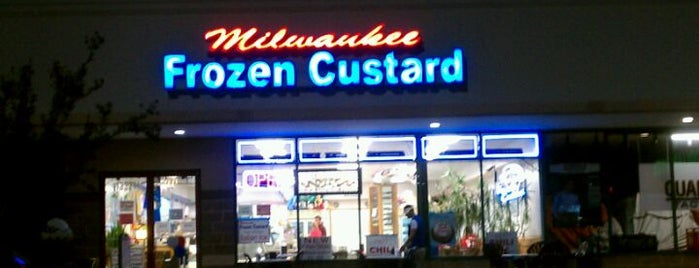 Milwaukee Frozen Custard is one of kazahel'in Kaydettiği Mekanlar.