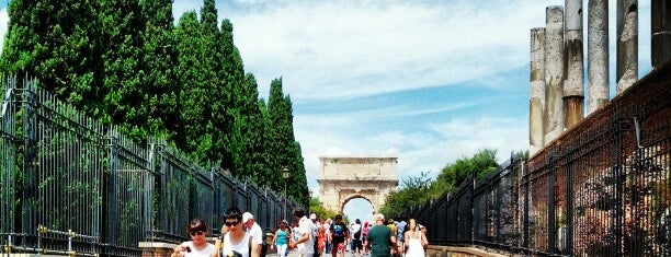 Arch of Titus is one of The very best of Italy.