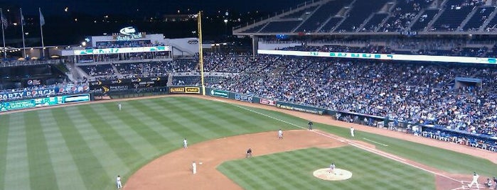 Kauffman Stadium is one of Stadiums Visited.