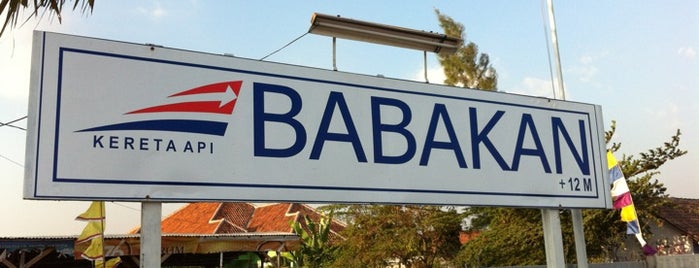 Stasiun Babakan is one of Stasiun Kereta Api.