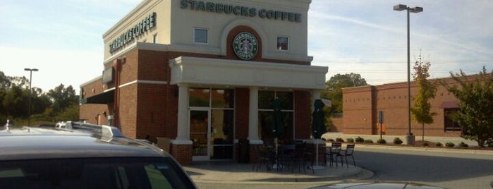 Starbucks is one of The 7 Best Places for Chocolate Drizzle in Greensboro.