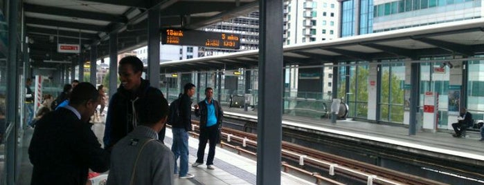 South Quay DLR Station is one of The DLR.