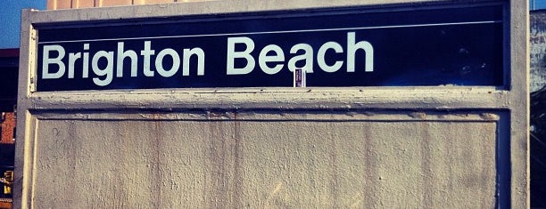 MTA Subway - Brighton Beach (B/Q) is one of Big Apple.