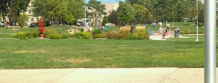 Centennial Mall is one of Study Spots on Campus.