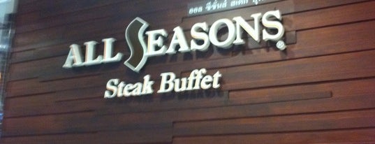 All Seasons Steak Buffet is one of Tempat yang Disukai Adriana.