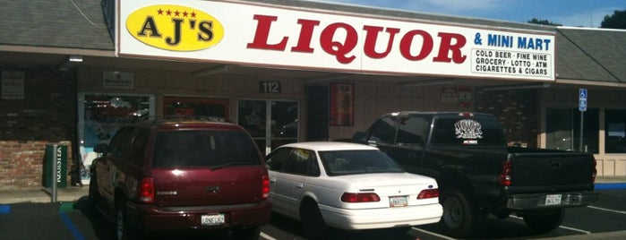 AJ's Liquor & Mini Mart is one of สถานที่ที่ E ถูกใจ.