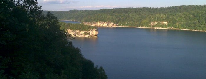 Long Point Overlook is one of Summersville Lake area.