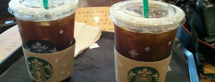 Starbucks is one of Starbucks_fuel up! :P.