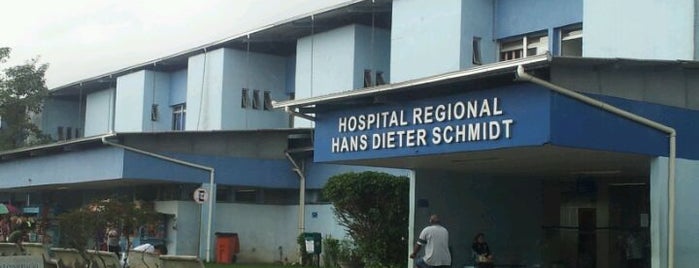 Hospital Regional Hans Dieter Schmidt is one of Locais curtidos por Jorej.