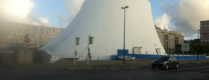 Le Volcan is one of Le Havre.
