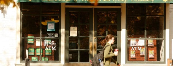 William & Mary Bookstore is one of Administration, Student Services & Support.