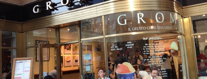 Grom is one of Ice Cream, FroYo, Gelato.