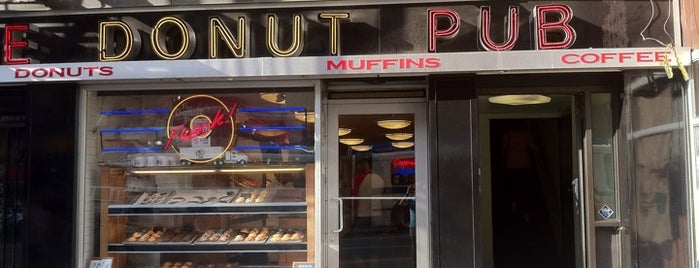 The Donut Pub is one of On the next episode of New York City....