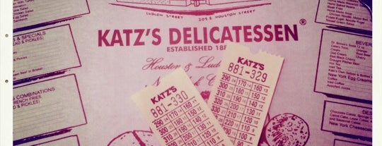 Katz's Delicatessen is one of NYC.