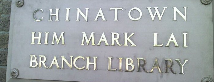 Chinatown Branch Library is one of San Francisco Public Library.
