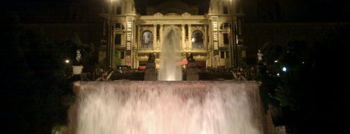 Magic Fountain of Montjuïc is one of Favorite places in Barcelona.
