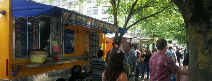 Alder Food Carts is one of Portland's Food Cart Pods.