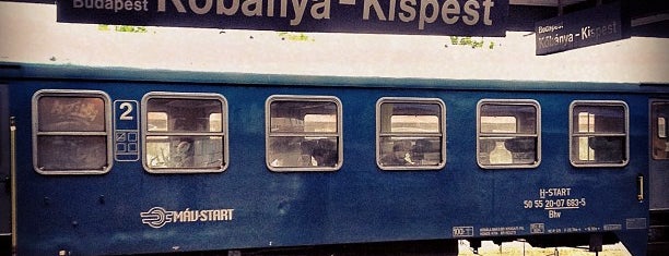 Kőbánya-Kispest vasútállomás is one of Budapest.