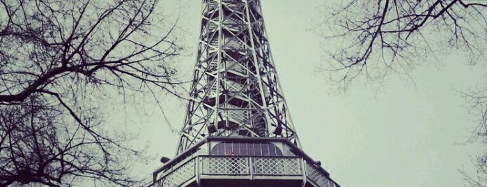 Petřín Lookout Tower is one of prague.