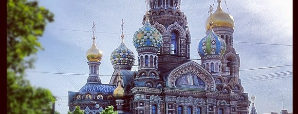 血の上の救世主教会 is one of Мой Петербург.