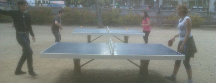Mesas de ping pong públicas de Barcelona