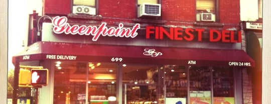 Greenpoint Finest Deli is one of Greenpoint, Brooklyn.