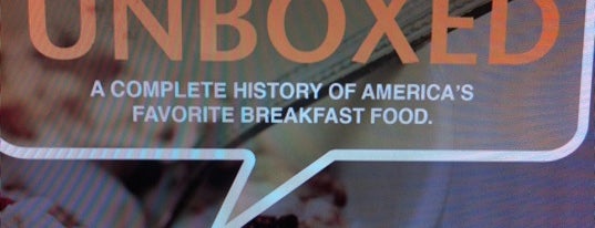 Cereal History Exhibit is one of Places I want to go.