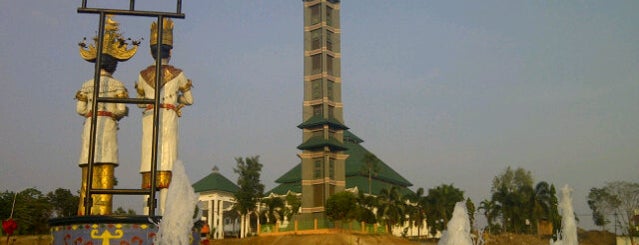 Masjid Agung Al-Furqon is one of สถานที่ที่บันทึกไว้ของ Mahky.
