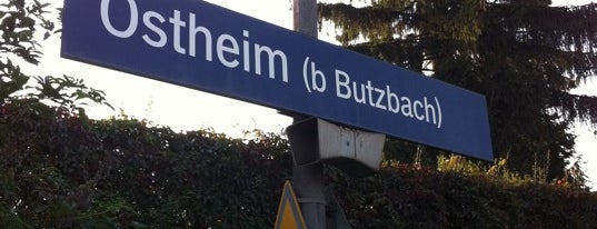 Bahnhof Ostheim (b Butzbach) is one of Mein Revier.