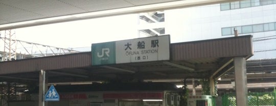 Ōfuna Station is one of 東海道本線.