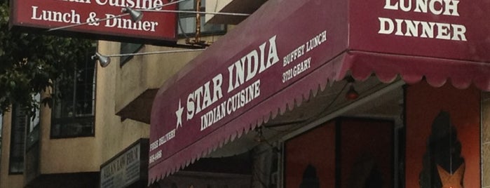 Star India is one of The 7 Best Places with a Lunch Buffet in San Francisco.