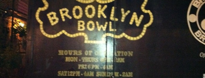 Brooklyn Bowl is one of 10 Things To Do In Brooklyn.